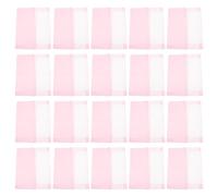 KALLORY 100 Coussins Jetables pour Animaux de Compagnie Absorbants et Imperméables en Tissu Non Tissé, Tapis D'urine pour Hamster, Lapin, Chien, Lot de 100 Pièces Rose
