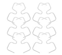 KALLORY 14 Pièces Écarteur de Branches Fruitières en Fer Galvanisé Argenté pour Jardinage et Conception Paysagère, Outil Pliant pour Branches Latérales et Tiges de Plantes