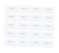 KALLORY 1ensemble Badge Identification Avec Épingle Lot De Étuis Transparents Pour Cartes Porte-nom Léger Et Résistant Pour Enseignants Étudiants Et Professionnels