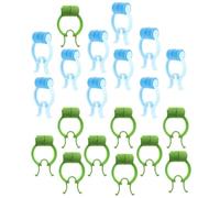 KALLORY 20pièces Clips pour Nez Durables pour Entraînement Respiratoire Légers et Adaptés Prévention de Épistaxis Soins Nasaux pour Usage Domestique et Scolaire