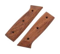 KALLORY 2pcs Manche de Couteau en Bois Antidérapant pour Cutter et Couteaux Cuisine, Poignée Confortable et Facile à Installer pour Usage Professionnel et Domestique