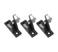 KALLORY 3 Pièces Charnière de Toit Bimini en Acier Inoxydable pour Bateau avec Anneau de Protection Solaire, Équipement de Bimini Marin Résistant la Corrosion pour Yachts et Bateaux