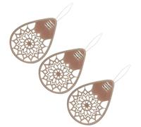 KALLORY 3 Pièces Enfile-aiguille Manuel en Alliage pour Couture DIY et Point de Croix, Outil Pratique Qui Économise Temps et Effort pour Personnes Âgées et Malvoyantes