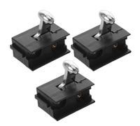 KALLORY 3 Pièces Interrupteur en Métal Accessoire, de Rechange de | Contact Métallique Précis, Structure Compacte, Finition Brossée Texturée, pour Machines de Toilettage sans Fil