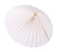 KALLORY Abat-jour de Plafond Pliable en Papier Blanc Géométrique Style Nordique pour Chambre, Création D'ambiance Chaleureuse et Design Moderne