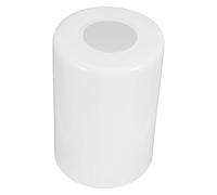 KALLORY Abat-jour en Verre Globe de Remplacement, Abat-jour Cylindrique Blanc E27, Diamètre du Trou 4,2cm, pour Lampes Murales et Lampadaires, Salon et Espaces de Travail