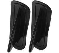 KALLORY Aileron de Requin de Bateau Gonflable 2 Pcs en PVC Noir pour Augmenter la Direction Stabilité, pour Sandales Femme Planche à Pagaie