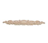 KALLORY Applique Facile à Installer en Bois Sculptée et Incrustée Robuste, Style Classique Chic pour Décoration de Meubles pour Déco Intérieur Maison DIY