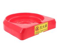 KALLORY Base D'extincteur en Plastique Rouge pour Coffre de Voiture, Capacité 3-8kg, Support Solide Forte Capacité de Charge et Résistance la Déformation