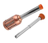 KALLORY Bâton de Moxibustion Multifonctionnel Portable en Cuivre et Acier Inoxydable pour Corps et Abdomen, pour Voyages D'affaires et Thérapie de Moxa