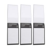 KALLORY Bloc-Notes Magnétique Réfrigérateur 3 Livres Dos Aimanté Complet et Papier Lisse, Conçu pour Listes de Courses et Notes à Domicile Travail