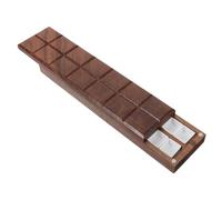 KALLORY Boîte Palette De Peinture Palette avec Conteneur De Stockage Étui à Pigments pour Dessin Tubes Peinture à l'huile Vides Cas D'aquarelle Vide Mélange Couleurs Bois