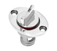 KALLORY Bouchon de Vidange en Acier Inoxydable Solide et Facile à Installer pour L’évacuation de L’Eau la Surface Maintenance du Navire pour Bateau Vis