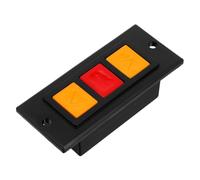 KALLORY Bouton Poussoir Étanche pour Porte de Garage Électrique, Commande Intuitive en Plastique et Cuivre Support Mural Élégant pour Volet Roulant