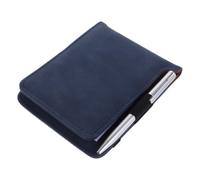 KALLORY Carnet de Score de Golf, Carnet de Parcours de Golf de Poche, Couverture PU Bleu avec Stylo, Suivi Précis des Scores, pour Golfeurs, Sports de Plein Air