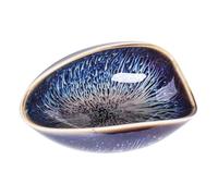 KALLORY Ceramic Tea Scoop Vintage Cha He Tea Accessory Hand-friendly Design Smooth Pouring Gifting