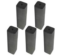 KALLORY Charbon de Bois Extérieur 5 Pièces en Bambou Noir, Usage Cuisson | Simple à Utiliser, et Polyvalent, pour Camping Débutant, Sauna ou Barbecue, Longue Durée