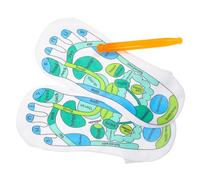 KALLORY Chaussettes de Réflexologie Respirantes avec Orteils Séparés Chaussettes Élastiques de Massage Plantaire pour Sport et Usage Quotidien Lot de Adaptées Hommes et Femmes