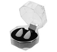 KALLORY Dentier Halloween en Plastique Blanc Réalistes, Accessoires de Vampire Polyvalents Résistants Déformation pour Cosplay et Fête Masquée