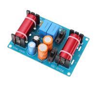 KALLORY Diviseur de Audio Aigus 3 Voies Cuivre et Composants Électroniques, 150w, 4-8 Ω, 50hz-20khz pour Haut-parleurs Voiture et Moto