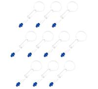 KALLORY Enfile-aiguilles Accessoire de Couture Pratique et Facile à Utiliser avec Loupe Bleue en Plastique Lot de 10 pour Couture Main et Machine Personnes Âgées