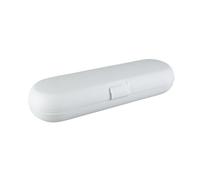 KALLORY Étui Porte-Brosse à Dents de Voyage en PP Blanc, Protège et Maintient Brosses à Dents Électriques Propres pour Usage Quotidien et Camping