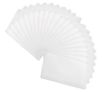KALLORY Étuis PVC Transparent Mat Anti-Rfid pour Cartes de Sécurité Sociale et Bancaires, Format Vertical, Lot de 100, Pochette Protection pour Cartes d'Identité et Transport Public