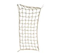 KALLORY Filet d'escalade en Corde Résistante pour Perroquets Moyens et Grands, Suspendu Kaki pour Favoriser Le Bien-être Physique et Mental du Perroquet