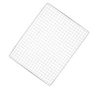 KALLORY Grille de Cuisson Rectangulaire Accessoire Multifonction Facile à Utiliser en Fer Argenté pour Barbecue pour Barbecue et Pique-niques en Extérieur