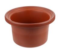 KALLORY Insert en Céramique pour Mijoteuse Électrique 4,5l, Revêtement de Cuisson Réutilisable, Grosse Capacité, Accessoire Pratique pour Ragoûts et Porridge