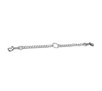 KALLORY Laisse Accessoire Double Tête en Fer Inoxydable Design Mode, pour Ne Pas Blesser Le Cou pour Chien et Chiot pour Fournitures pour Animaux