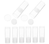 KALLORY Lot de 10 Tubes à Pièces de 31 Mm en Ps Éponge, Rangement Monnaie Solide et Résistant à L'usure pour Collectionneurs