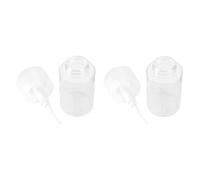 KALLORY Lot de 2 Flacons de Voyage Blancs Légers de 100ml en Pp et Plastique, Flacons Rechargeables pour Toner, Travel