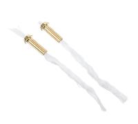 KALLORY Lot de 2 Mèches en Cuivre pour Lampe à Pétrole Mèche Plate Compatible Brûleurs Lampes à Bougie Ouverture Optimale pour Combustion Stable Accessoire Bougie Usage Intérieur