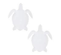 KALLORY Lot de 2 Moules en Silicone Flexibles pour Résine Époxy, Forme Tortue Unique, Facile à Démouler, pour DIY et Décoration Intérieure