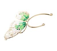 KALLORY Manchette D'oreille Elfe en Alliage Doré Aile, Boucle D'oreille Décorative Chic sans Perçage pour Femmes et Filles, Accessoire Costume pour Usage Quotidien