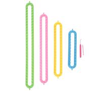 KALLORY Métier à Tisser en Plastique pour Débutants, Accessoires Créatifs pour Tricoter Écharpes et Bonnets, Performance Fiable, Ensemble de 1 Set pour Artisanat DIY Couleur Aléatoire