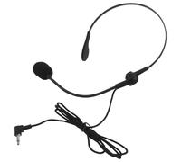 KALLORY Microphone Cravate Filaire Noir Batterie Haute Capacité et Design Ergonomique pour Fitness en Groupe et Guidage Touristique