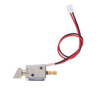 KALLORY Mini Verrou à Solénoïde Micro-serrure de Porte Électrique Électromagnétique, Dc12v 0,43a, Fer, Cuivre, Abs, pour Boutiques et Maisons