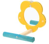KALLORY Miroir pour Perroquet en Acrylique, Fournit Activité Physique et Réduit la Solitude, pour Cage D'oiseau et Entraînement Interactif