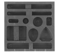 KALLORY Moule à Creuset En Graphite De Moulage En MéTal Lingot Combiné Moule à 10 Trous Pour La Fabrication De Bijoux Haute TempéRature, PréCision Et Efficacité