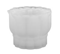 KALLORY Moule en Silicone Blanc pour de Lisse et Facile à Nettoyer pour Jardinière pour Loisirs Créatifs et Fabrication Artisanale