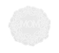 KALLORY Moule en Silicone Soi-même pour Résine Époxy Cristal, Forme Couronne, Haute Transparence, Facile à Nettoyer, pour Créations DIY et Dessous de Tasse