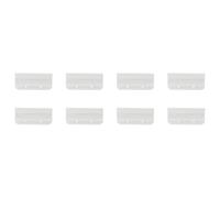 KALLORY Onglets de Dossier Suspendu en Plastique Blanc Épais 10pcs Léger et Finition Soignée pour Tri Rapide des Fichiers Scolaires