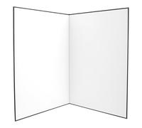 KALLORY Panneau Réfléchissant et Support Stable Pliable en Carton Noir A4 pour pour Photographie Éclairage Supplémentaire Accessoire pour Photo Nature Morte et Bijoux