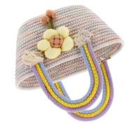 KALLORY Paquet à Main en Corde de Coton Colorée avec Bandoulière Résistante pour Activités en Plein Air et Voyage, Petit Paquet Portable Pratique