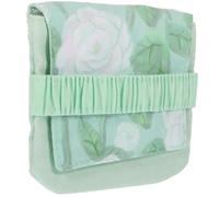 KALLORY Paquet Menstruel, Pochette Menstruelle Pratique en Tissu Blanc, Compacte, Rangement Multi-Usage et Protection de L’intimité, pour Femmes, en Voyage