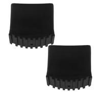 KALLORY Patins Antidérapants en Caoutchouc pour Échelle, Lot de 2, Protections pour Pieds en A, Résistants à L'Usure, Adaptés pour Échelles de Construction et Usage Intérieur