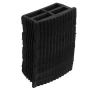 KALLORY Patins de Protection pour Échelle à Coulisse 4 Pièces Caoutchouc 60 × 22 MM Antidérapants Pieds Embouts pour Usage Professionnel