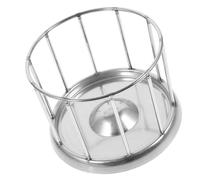 KALLORY Plat en Acier Inoxydable pour Reptiles et Tortues Terrestres, Bol Multifonction pour Alimentation et Eau, pour Terrarium Solide et Pratique